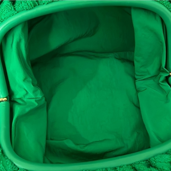 FASHION PURSE GREEN TERRYCLOTH - Picture 3 of 5
